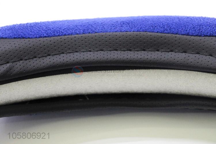 Direct factory supply suede fabric car steering wheel cover