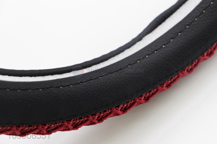 Remarkable quality fashion pu car steering wheel cover