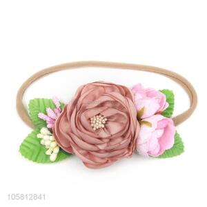 Hot Sale Colorful Handmade Cloth Art Flower Hair Band