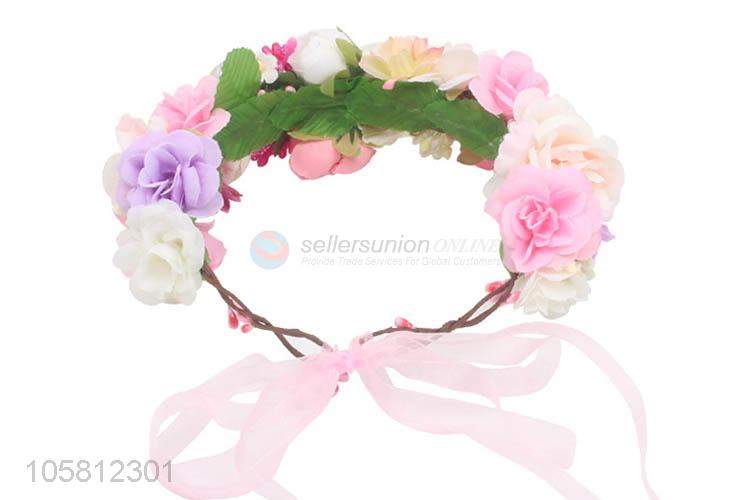 New Arrival Children Holiday Garland Simulation Flower Headband