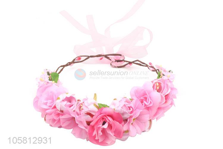 New Arrival Simulation Flower Holiday Garland Headband