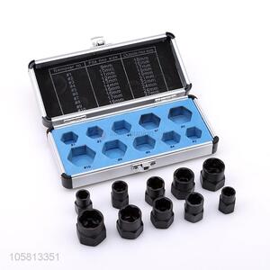 Customized 10pcs hex bolt remover screw extractor