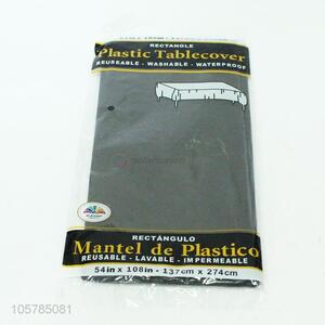 Good Quality Rectangle Black Tablecover Table Cloth