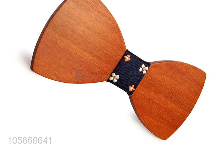 Factory Sales Wedding Suits Wooden Bow Tie
