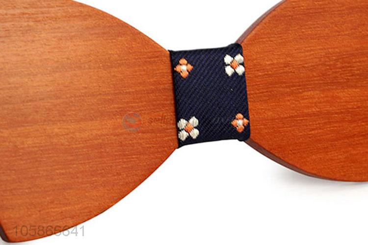 Factory Sales Wedding Suits Wooden Bow Tie