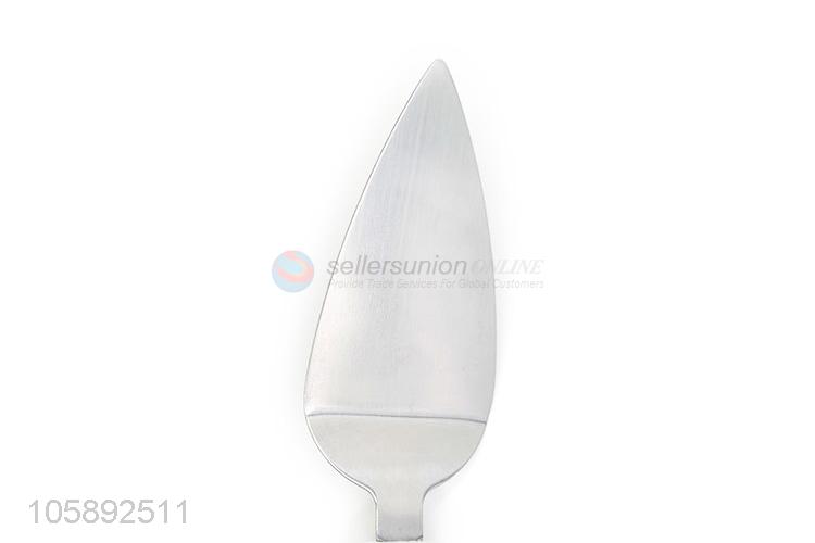 Modern design eco-friendly tpr handle stainless steel pizza spatula