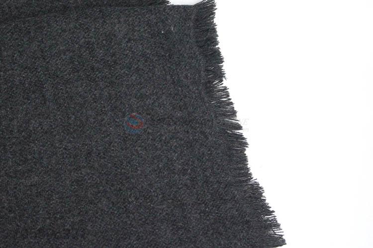 Top quality black winter warm scarf knitted scar for women