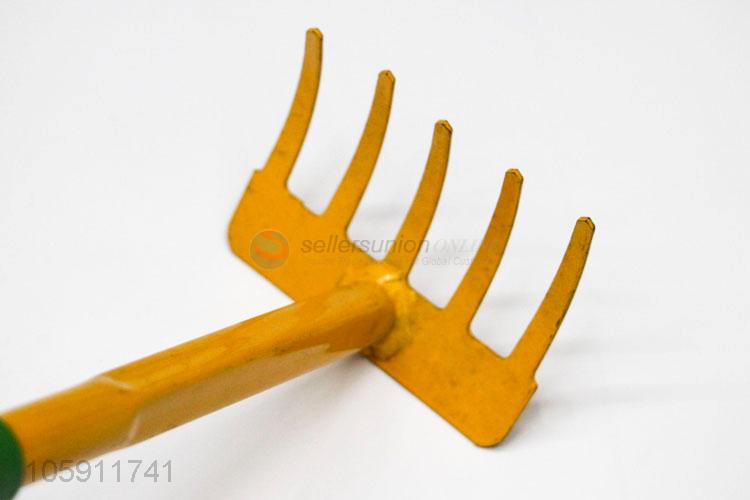 Factory Wholesale Handle Garden Rake for Leaf Grass