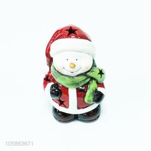 Wholesale Popular Christmas Snowman <em>Porcelain</em> <em>Crafts</em>