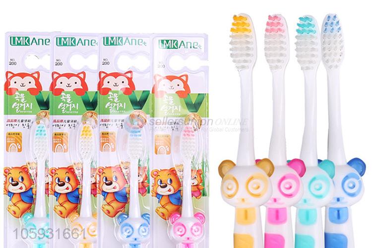 Cartoon Panda Design Soft Toothbrush For Children