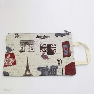 Hot Selling Stationery Zipper File Bag for Student Papers Filing