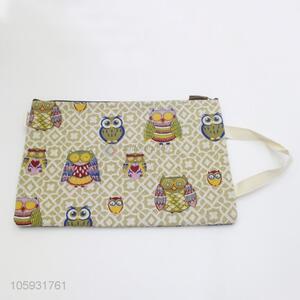 Direct Price Owl Pattern A4 Paper Portable Pocket Bill Pouch File Bag