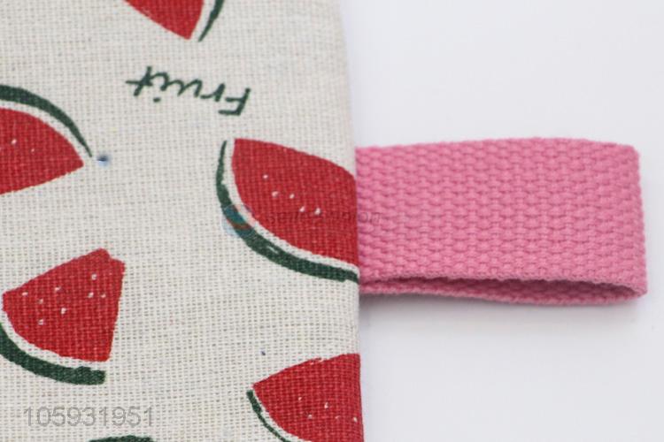 New Arrival Watermelon Pattern A4 Zipper File Bag Student Stationery