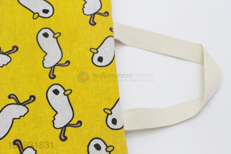 Top Selling Cute Duck Pattern Office Stationery A4 Documents File Bag