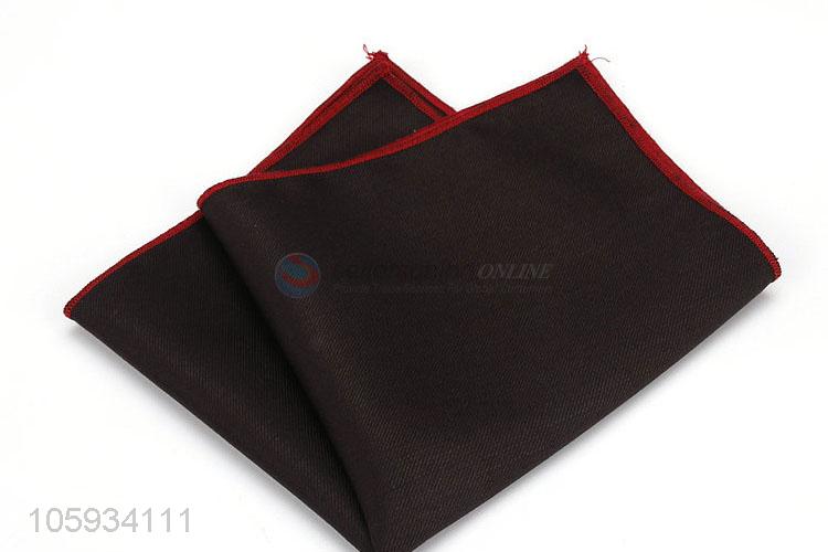 Wholesale Pure Color Pocket Square Men Handkerchief