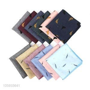 Simple Style Cotton Business Handkerchief For Men