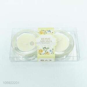 Low price home aroma 2pcs round candles
