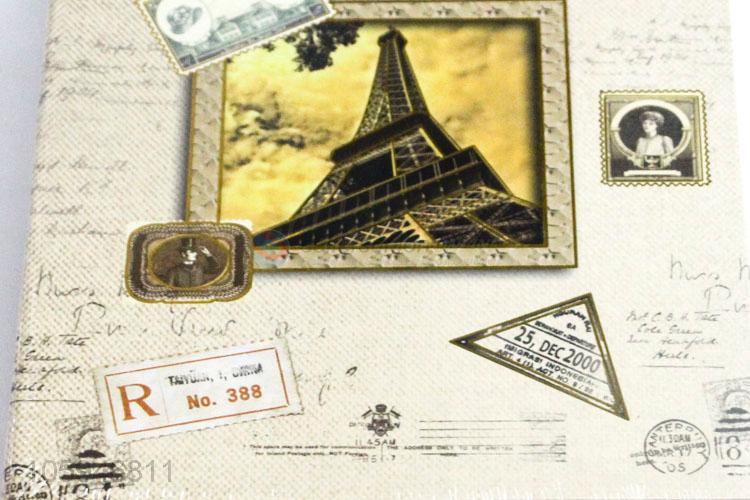Wholesale Popular Eiffel Tower Pattern Plastic Photo Collection Album