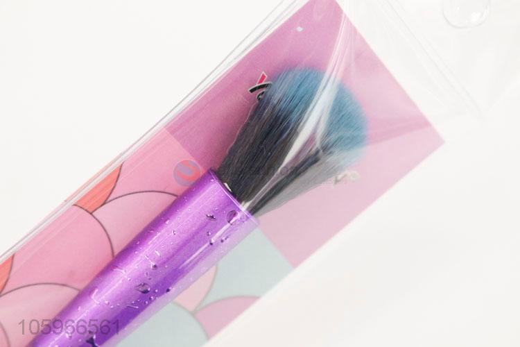 Custom nylon hair plastic handle large eye shadow brush makeup brush