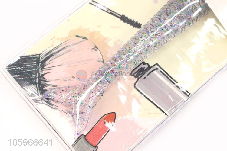 Unique design mermaid shape makeup powder scattered powder brushes