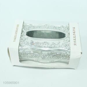 Recent design luxury silver paper towel box