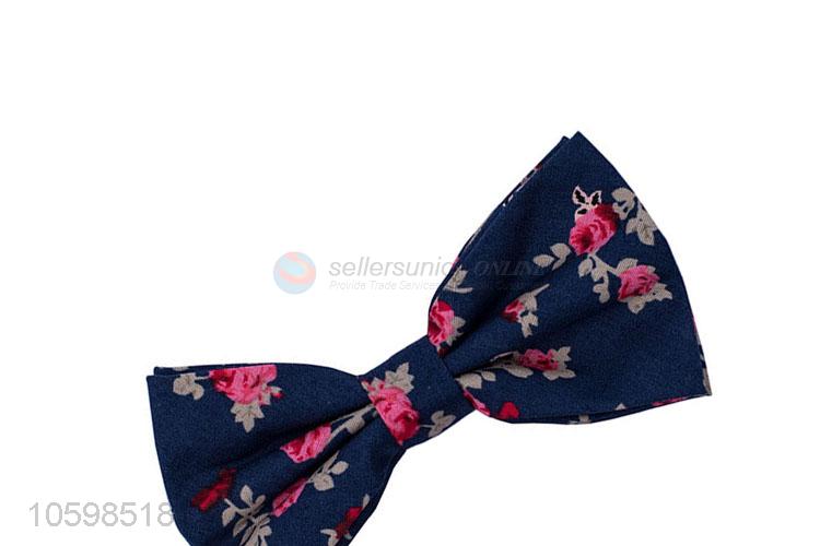 Bottom price delicate bow tie floral print bow tie