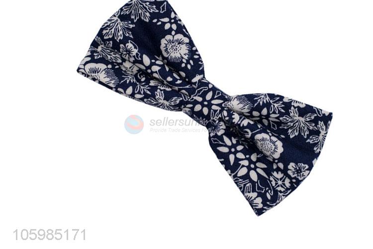 Cheap wholesale custom logo 100% cotton men bow tie