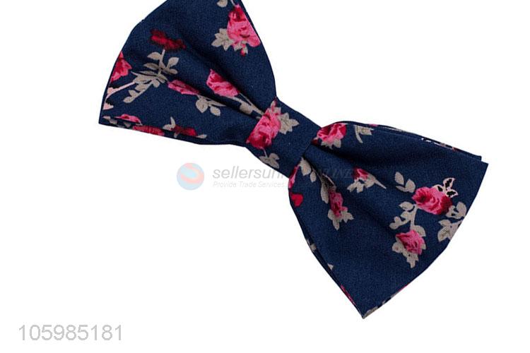 Bottom price delicate bow tie floral print bow tie