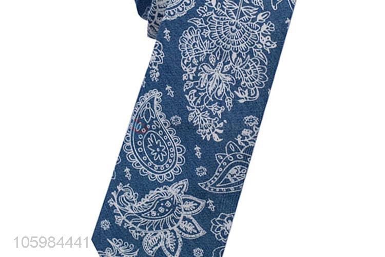 OEM factory custom logo 100% cotton men's neckties