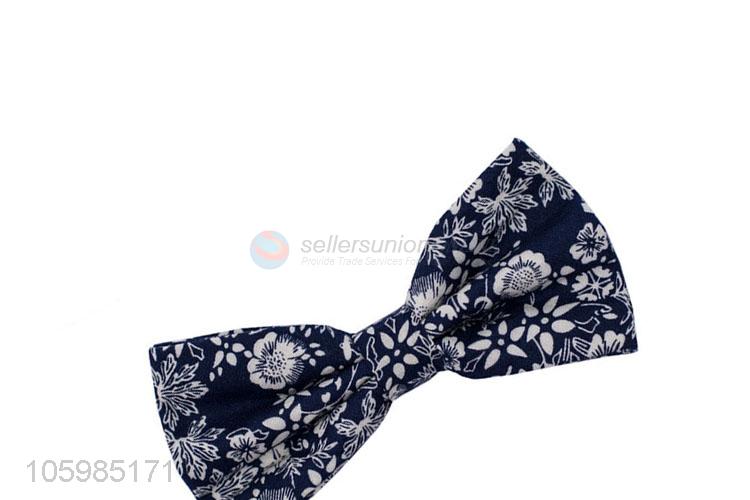 Cheap wholesale custom logo 100% cotton men bow tie