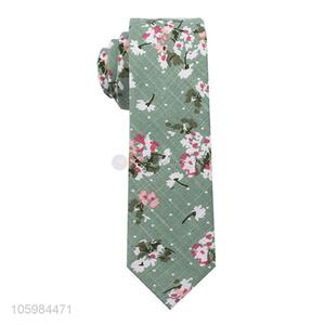 New design custom flower printed necktie for men