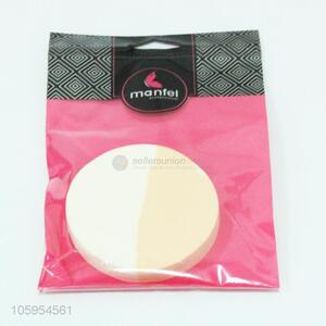 Top quality round cosmetic makeup sponge powder puff