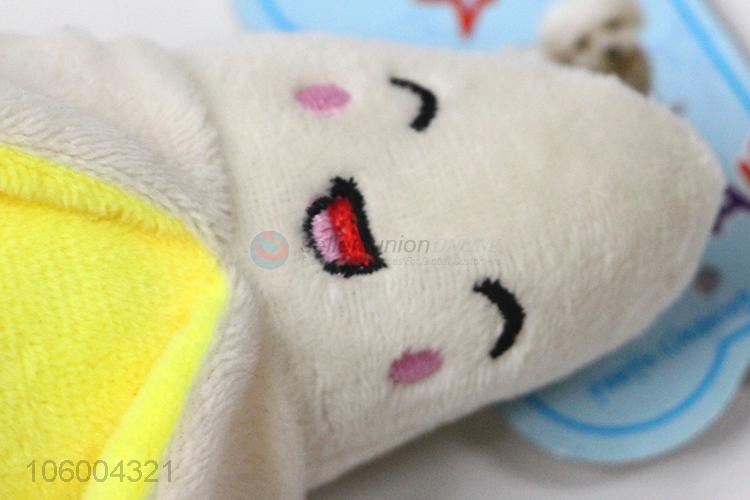 Best price cute banana plush pet dog toy sound puppy chew toys