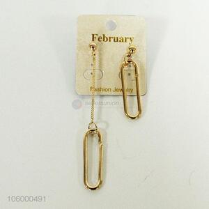 Fashion and cheap jewelry accessories gold color earrings