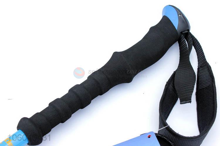 China suppliers outdoor aluminum alretractableloy trekking pole hiking sticks