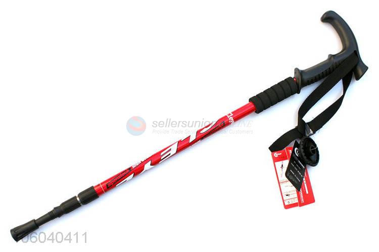 China manufacturer telescopic aluminium hiking stick adjustable trekking pole