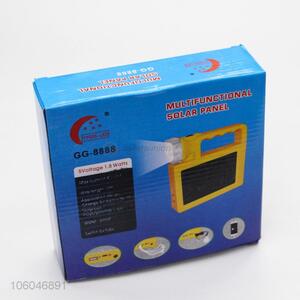 Wholesale portable mini solar system off grid with flip reading lamp solar panel