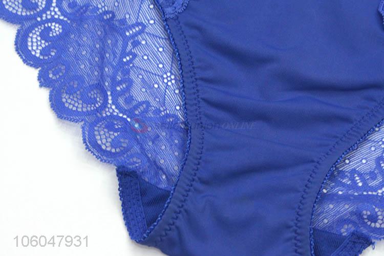 Latest design women soft breathable seamless lace underpant