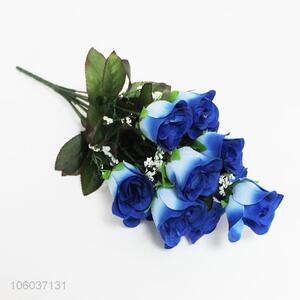 Wholesale 12 Heads Artificial Plastic Flower For Decoration