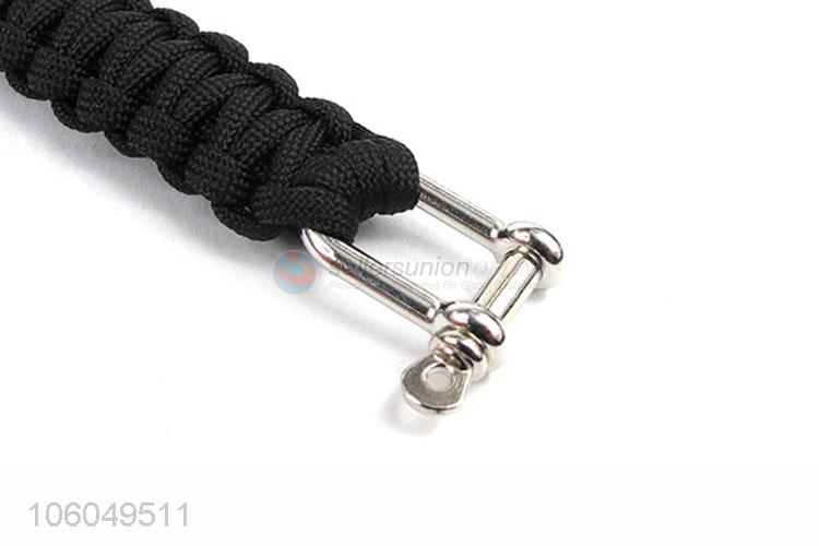 Factory price outdoor camping survival paracord braided bracelet