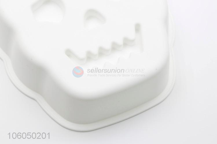 Good factory price halloween skull silicone cake mold