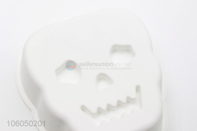 Good factory price halloween skull silicone cake mold