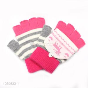 New children assorted colors magic knit warm acrylic glove