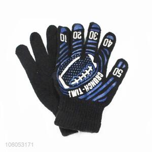 Good quality men's knitted  dispensing non-slip touch screen gloves