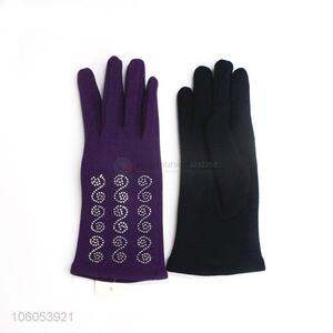 Factory Supply Ladies Outdoor Windproof Warm Gloves