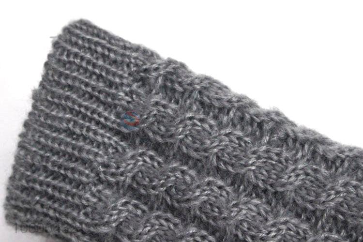 Good Quality Winter Knitted Velvet Lining Gloves For Children