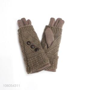 New Style Dual Purpose Winter Velvet Lining Gloves For Children