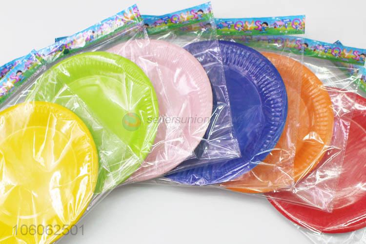 Factory Wholesale Solid Colo Paper Plate Party Supplies