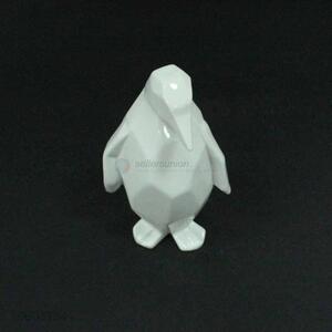 China factory penguin shape unpainted ceramic decoration