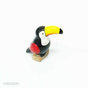 Latest style colorful ceramic toucan porcelain crafts